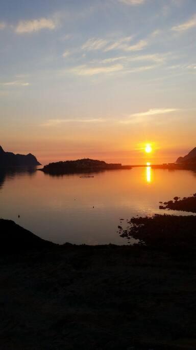 Senja, Husoy I Senja. Leilighet Med Utsikt Over Fjord Og Fjell Tofta Εξωτερικό φωτογραφία